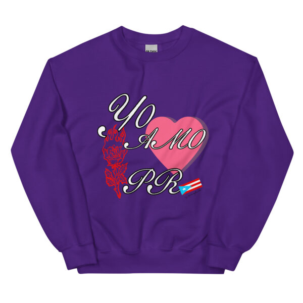 YO AMO PR - Unisex Sweatshirt - PURPLE